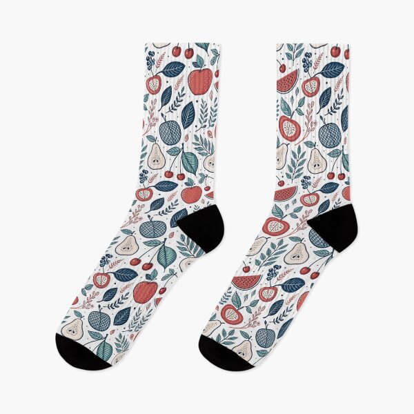 Item preview, Nordic Picnic Fruits Folk Symbols designed and sold by Shuga-Design.