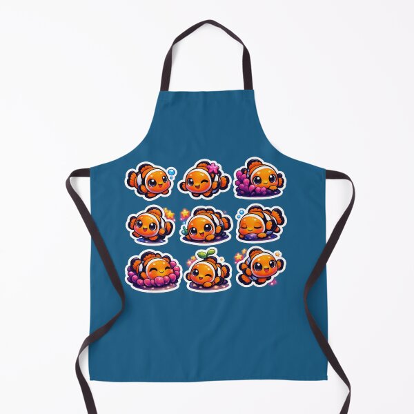 Item preview, kawaii clownfish sticker designed and sold by KrishAuraa.