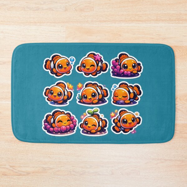 Item preview, kawaii clownfish sticker designed and sold by KrishAuraa.