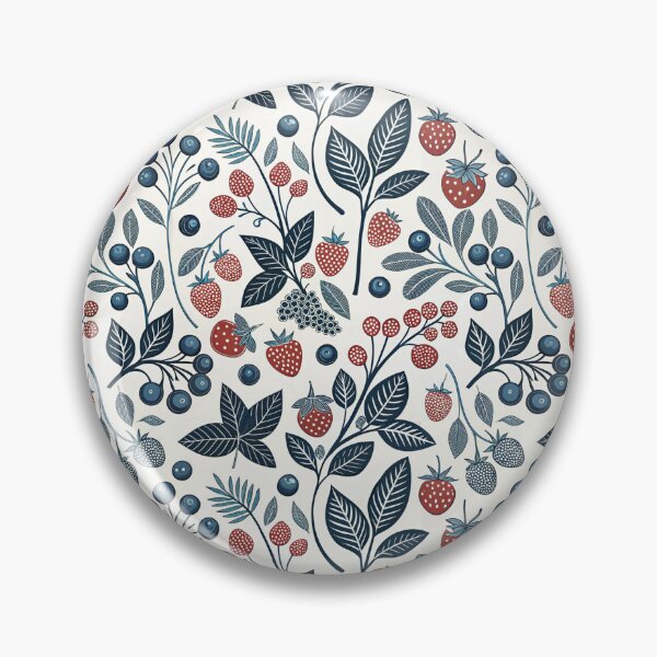 Item preview, Nordic Wild Berries Folk Symbols designed and sold by Shuga-Design.