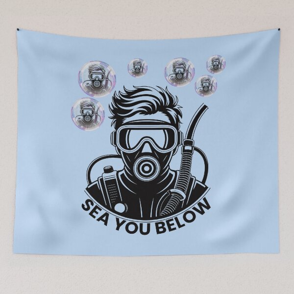 Item preview, SEA YOU BELOW designed and sold by gomood.