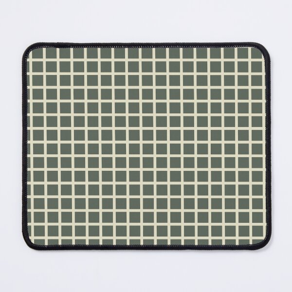 Item preview, Dark green & dirty white grid designed and sold by Mint + Midnight.