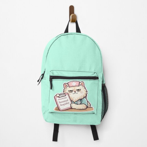 Item preview, Grumpy Nurse Cat Funny Sarcastic Medical Gift designed and sold by Gentlestate.