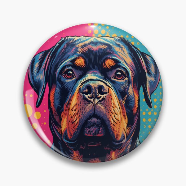 Artikelvorschau, Pop-Art-Rottweiler entworfen und verkauft von AbstractAnom.