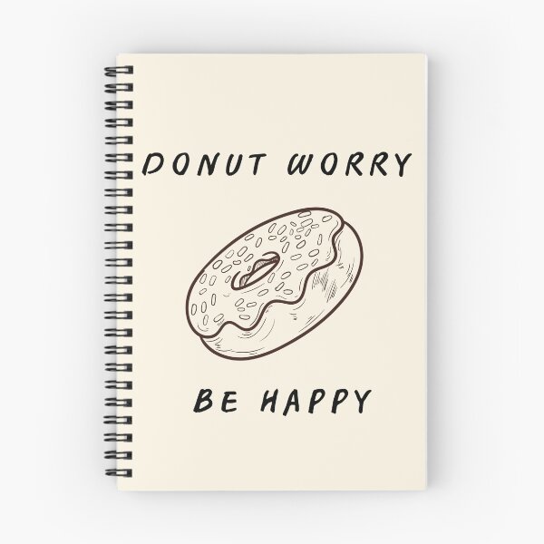 Item preview, Donut worry, be happy designed and sold by KiKiPrint.