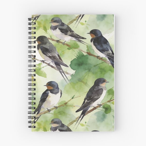 Item preview, Luxury Gold Foil Swallow Pattern designed and sold by wissal.studio.