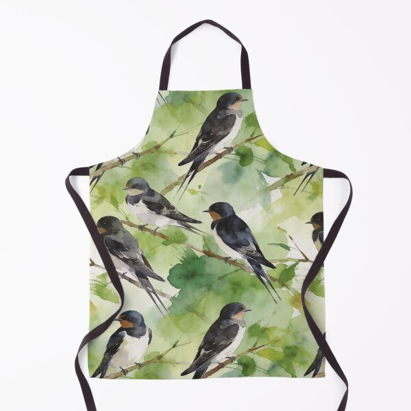 Item preview, Luxury Gold Foil Swallow Pattern designed and sold by wissal.studio.