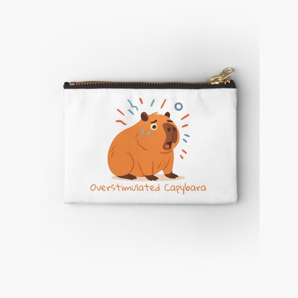 Item preview, Overstimulated Capybara Funny ADHD Sensory Overload designed and sold by MyBrainToday.