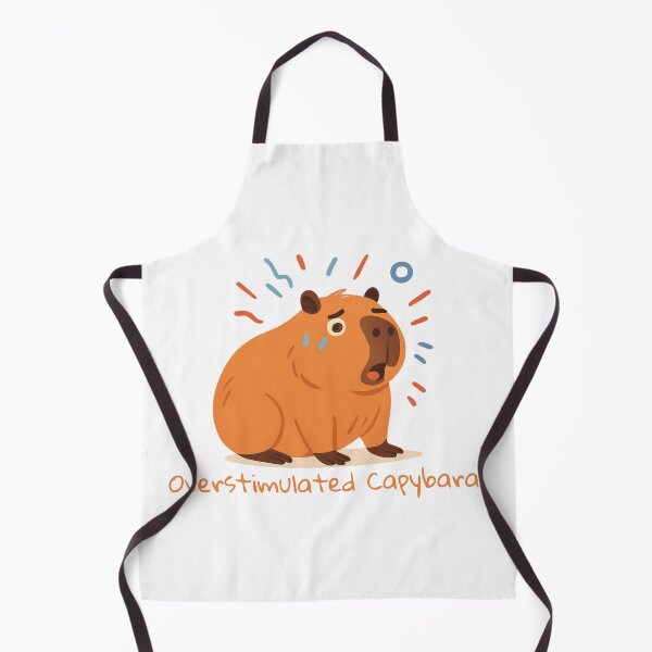 Item preview, Overstimulated Capybara Funny ADHD Sensory Overload designed and sold by MyBrainToday.