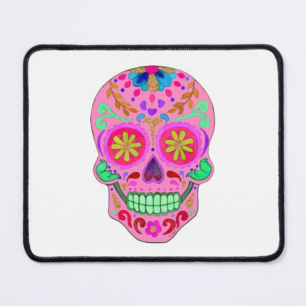 Item preview, Rose Pink Sugar Skull: Day of the Dead designed and sold by AlinaArt&Design.