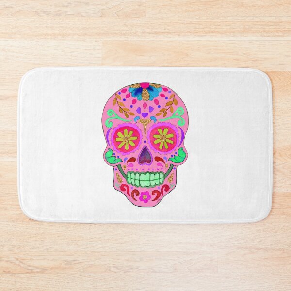 Item preview, Rose Pink Sugar Skull: Day of the Dead designed and sold by AlinaArt&Design.