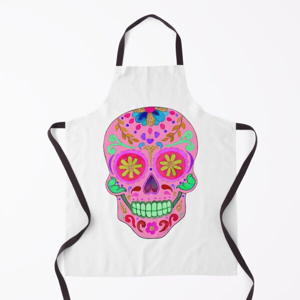 Item preview, Rose Pink Sugar Skull: Day of the Dead designed and sold by AlinaArt&Design.