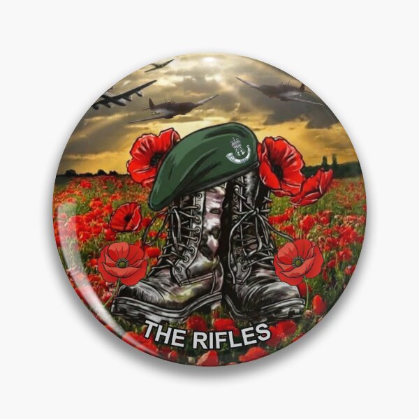 Item preview, The Rifles Beret on Boots Remembrance designed and sold by Bootneckstore.
