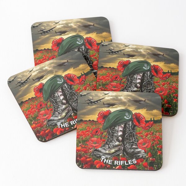 Item preview, The Rifles Beret on Boots Remembrance designed and sold by Bootneckstore.