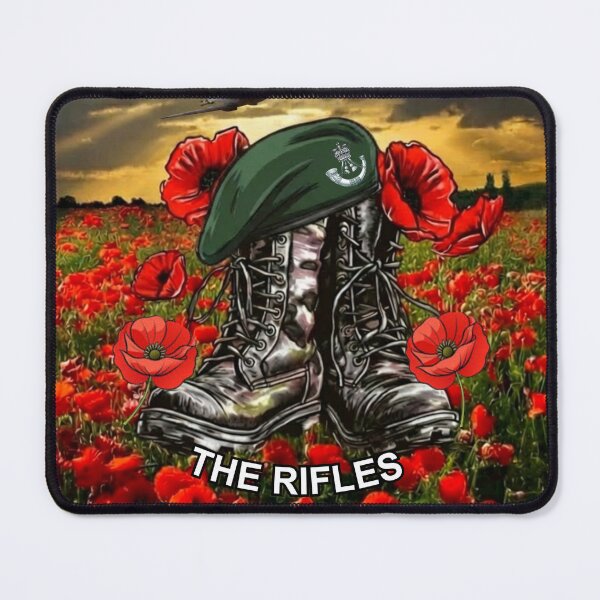 Item preview, The Rifles Beret on Boots Remembrance designed and sold by Bootneckstore.