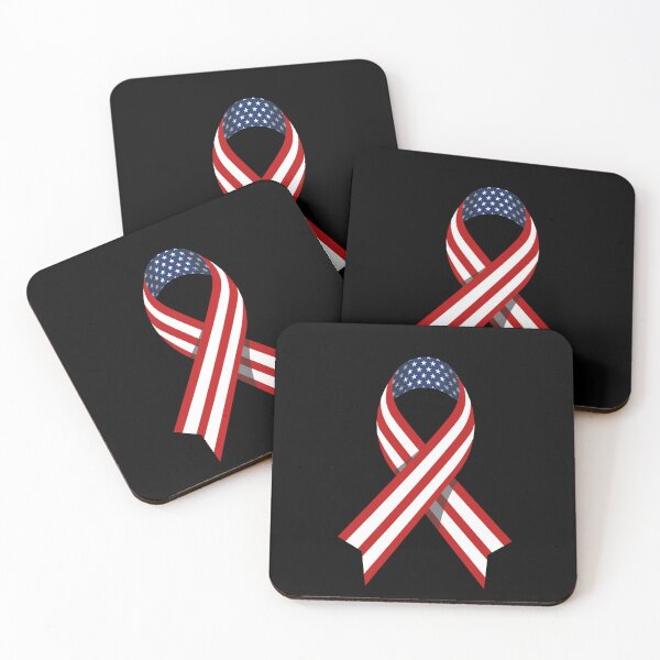 Item preview, American Flag Ribbon Patriotic USA Support — Memorial Day Veterans Day 4th of July Gift designed and sold by rebel-souly.
