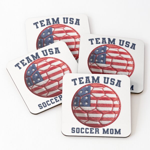 Item preview, Team USA Soccer Mom Gear - Plush Ball Varsity Felt Patch designed and sold by thelexiverse.