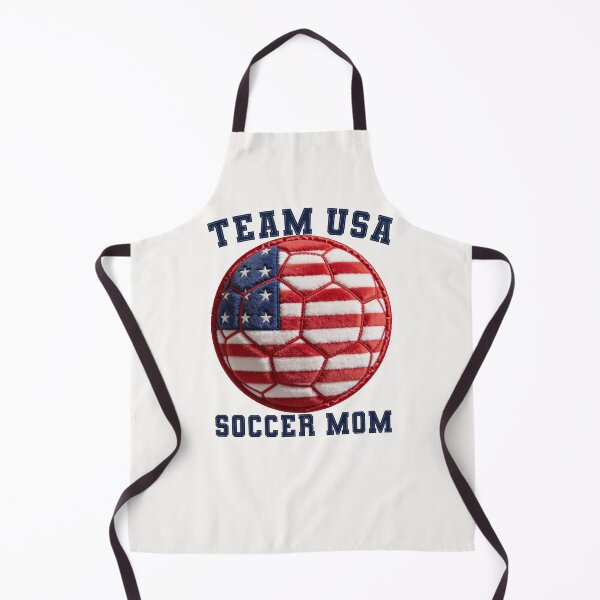 Item preview, Team USA Soccer Mom Gear - Plush Ball Varsity Felt Patch designed and sold by thelexiverse.