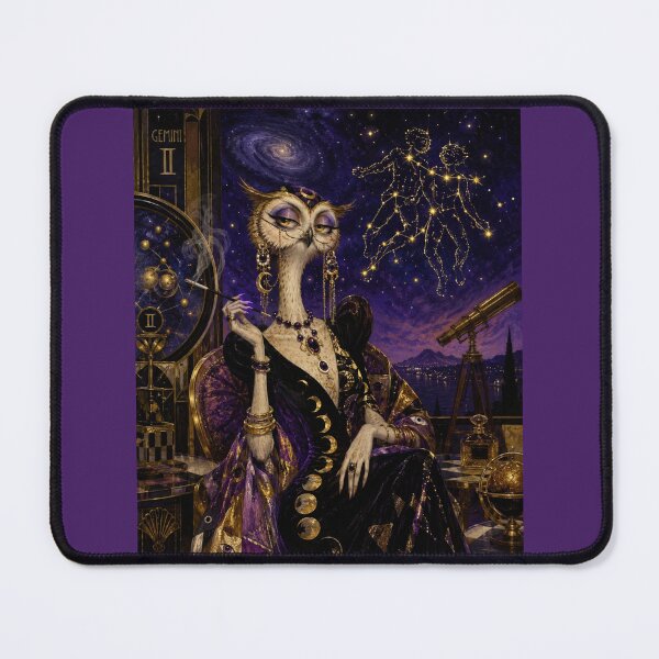 Item preview, Madame Hibou Gemini - The Twin Astrologer. designed and sold by Natalia-Vlad.