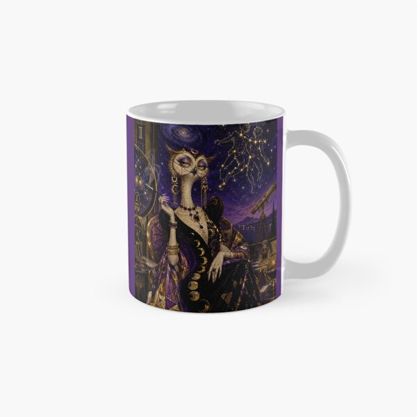 Aperçu de l'œuvre Madame Hibou Gemini - The Twin Astrologer créée et vendue par Natalia-Vlad.