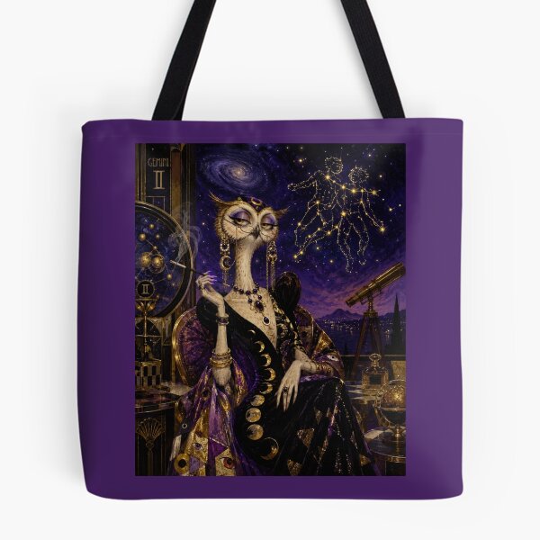 Item preview, Madame Hibou Gemini - The Twin Astrologer. designed and sold by Natalia-Vlad.