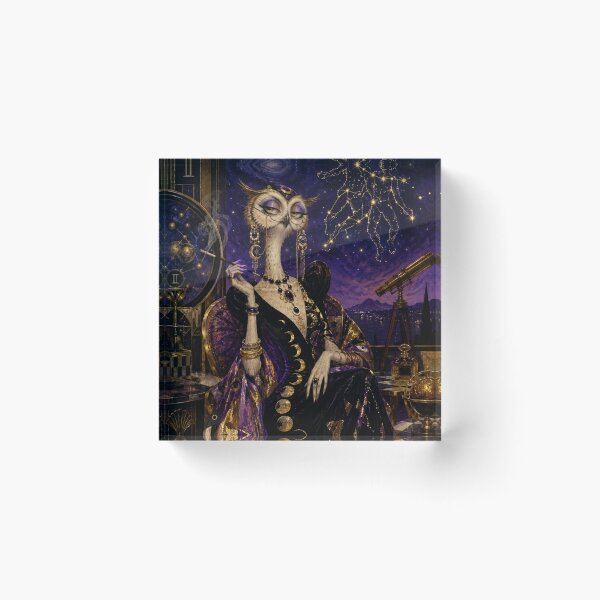 Item preview, Madame Hibou Gemini - The Twin Astrologer. designed and sold by Natalia-Vlad.
