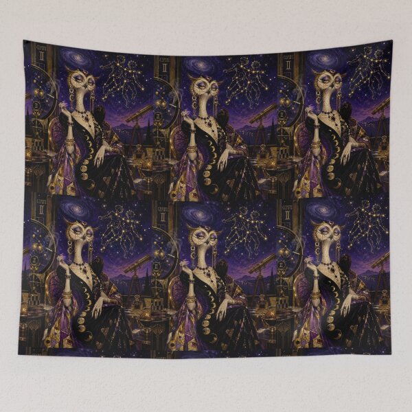 Item preview, Madame Hibou Gemini - The Twin Astrologer. designed and sold by Natalia-Vlad.