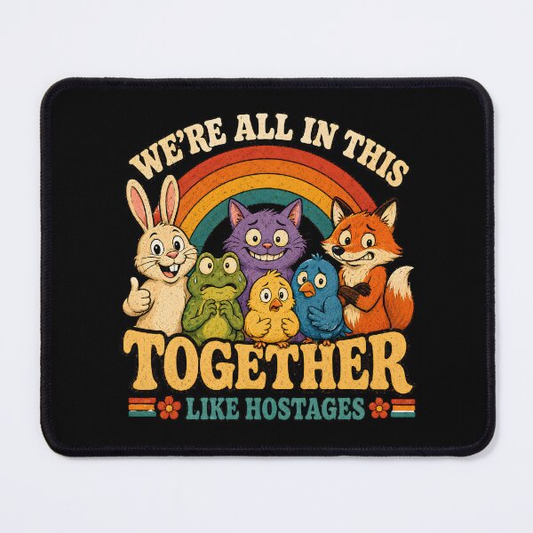 Item preview, We're All in This Together Like Hostages Sarcastic designed and sold by LunaMagicStudio.
