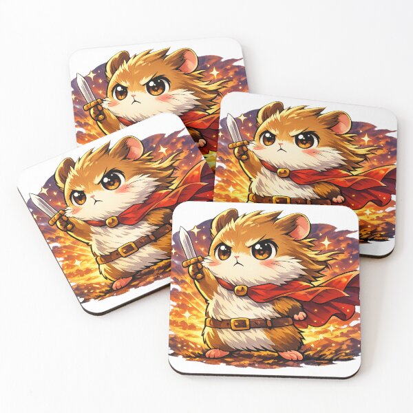 Item preview, My Destiny Awaits Hamster Sticker | Delulu Hero Kawaii Anime Meme designed and sold by kawaii animal store (in Japan).