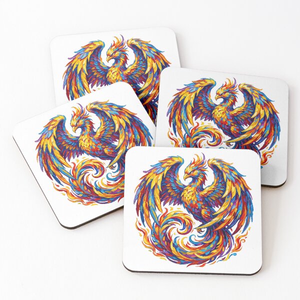 Item preview, Majestic Phoenix Rising Vibrant Celestial Mandala designed and sold by TeeARTHY.