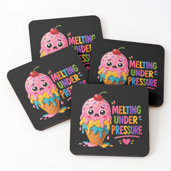 Item preview, Melting Under Pressure Cute Ice Cream Aesthetic designed and sold by Liv Solara.