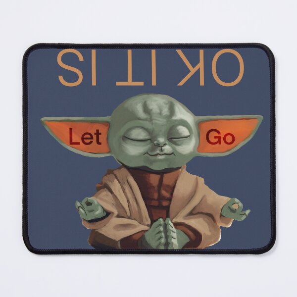 Item preview, Baby Yoda Mediating designed and sold by Riverhollow.