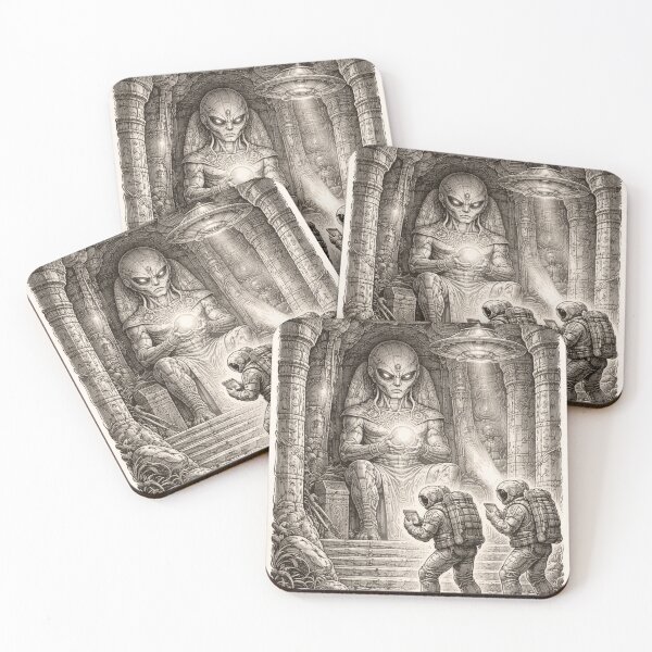 Item preview, Astronauts Uncover Ancient Secrets in the Alien Throne designed and sold by BB Design Garage.