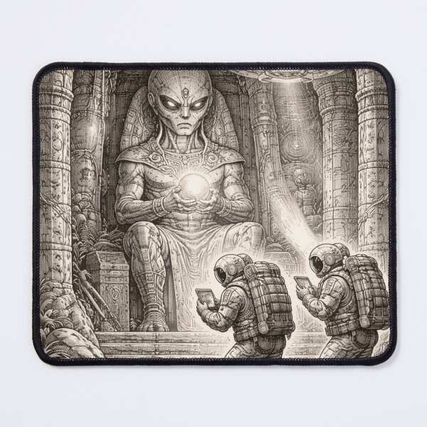 Item preview, Astronauts Uncover Ancient Secrets in the Alien Throne designed and sold by BB Design Garage.