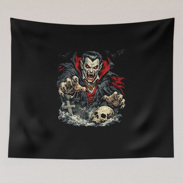 Item preview, Graveborn Vampire Comic Horror Illustration designed and sold by Sonic Nova Studios.