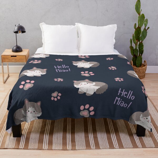 Item preview, Cute Kawaii Cat Paw Seamless Pattern Design designed and sold by NadDot.