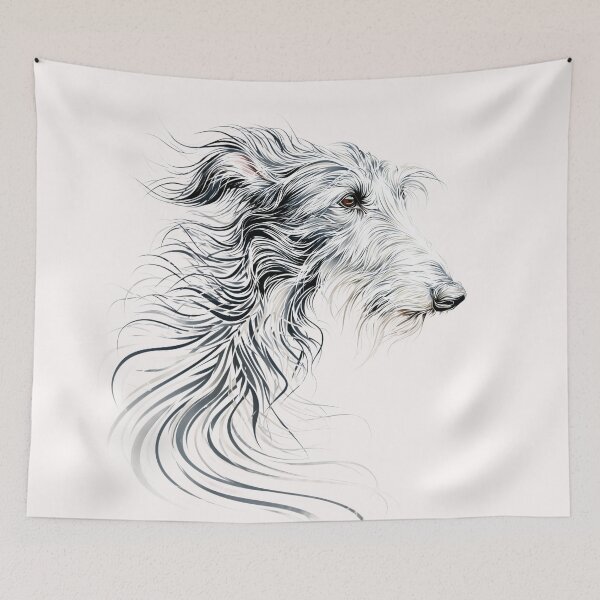 Item preview, Scottish colorful deerhound designed and sold by aghnadarragh.