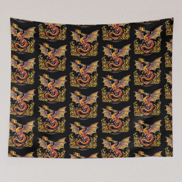 Item preview, Fierce Fire Breathing Dragon Fantasy designed and sold by TeeARTHY.