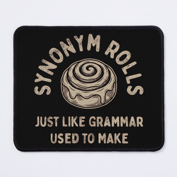 Item preview, Funny Synonym Cinnamon Rolls Grammar Retro Sarcastic designed and sold by rediscoveredapp.