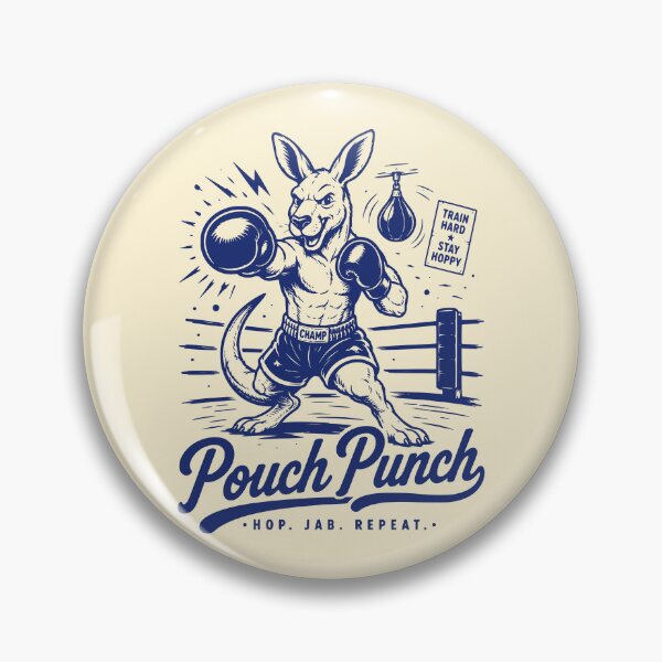 Item preview, Vintage Kangaroo Boxing Pouch Punch designed and sold by 89shirts.