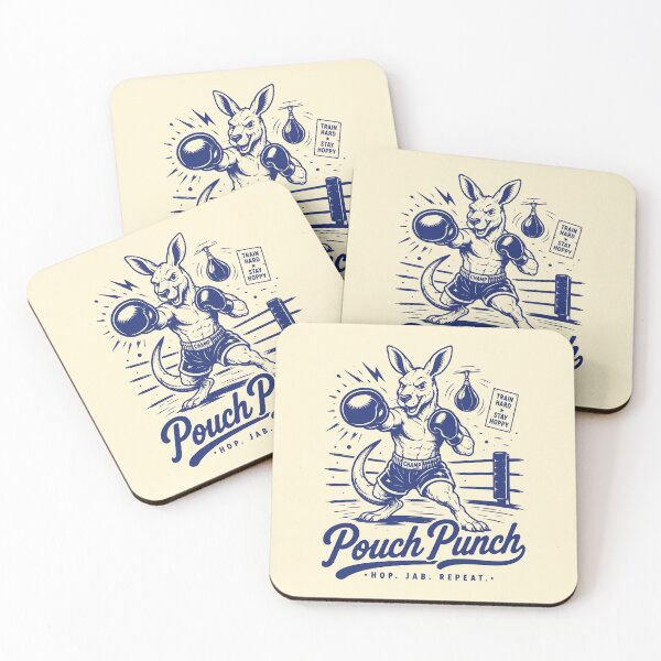 Item preview, Vintage Kangaroo Boxing Pouch Punch designed and sold by 89shirts.