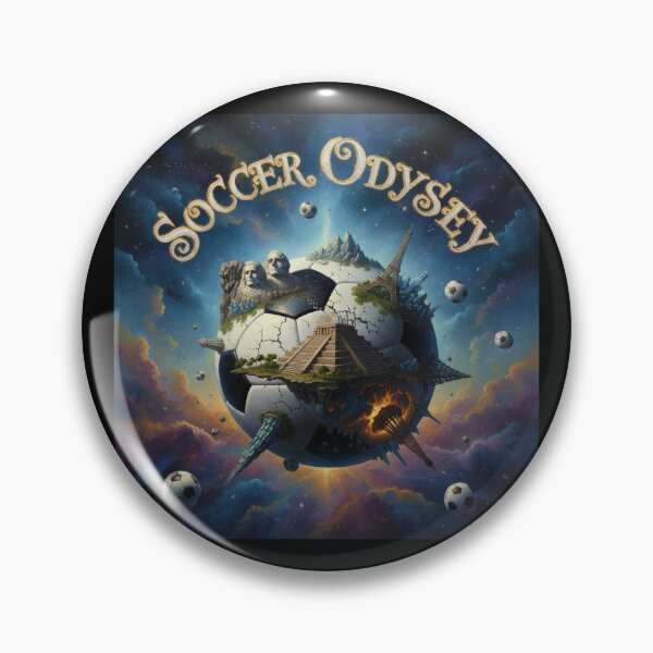 Item preview, Soccer Odyssey Surreal Football Planet Cosmos Art designed and sold by M.Store.
