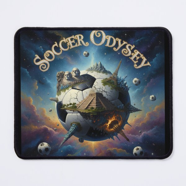 Item preview, Soccer Odyssey Surreal Football Planet Cosmos Art designed and sold by M.Store.