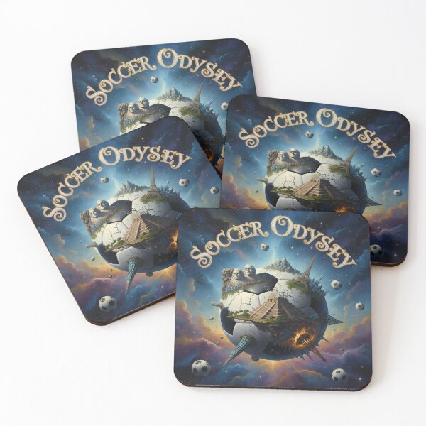 Item preview, Soccer Odyssey Surreal Football Planet Cosmos Art designed and sold by M.Store.