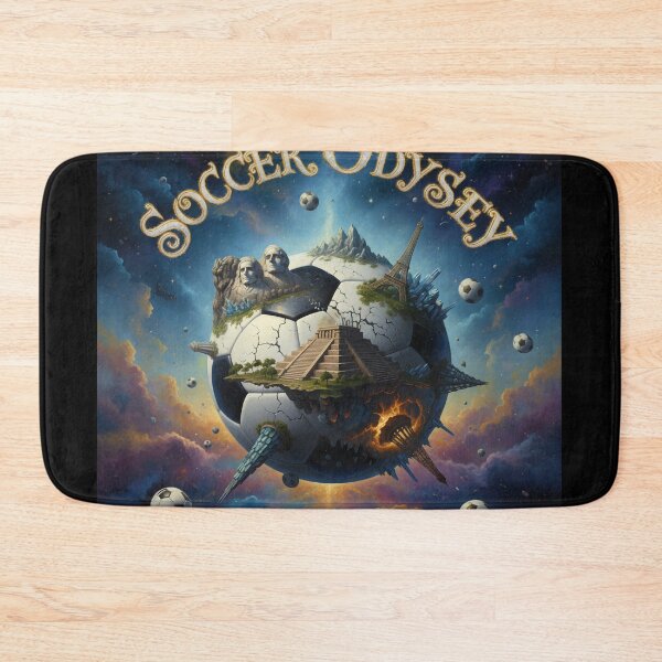Item preview, Soccer Odyssey Surreal Football Planet Cosmos Art designed and sold by M.Store.