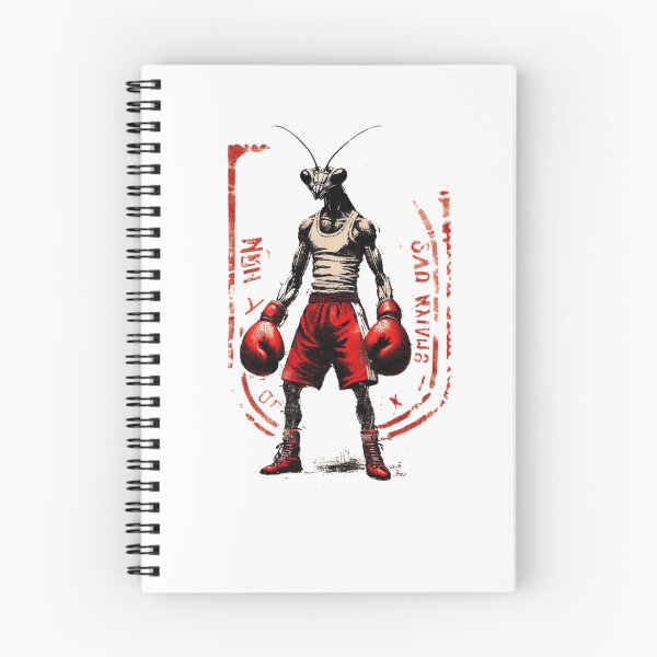 Artikelvorschau, Mantis Champion – Vintage-Illustration eines Boxkriegers entworfen und verkauft von PrismPulseApp.