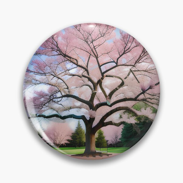 Item preview, Majesty of Spring – Blooming Cherry Blossom Tree designed and sold by UmSkelig834.