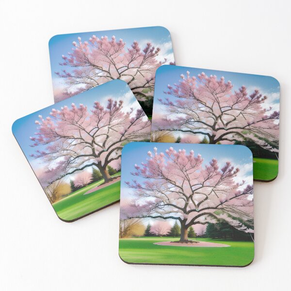 Item preview, Majesty of Spring – Blooming Cherry Blossom Tree designed and sold by UmSkelig834.