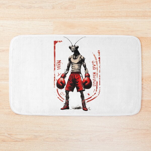 Artikelvorschau, Mantis Champion – Vintage-Illustration eines Boxkriegers entworfen und verkauft von PrismPulseApp.