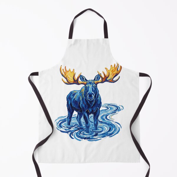 Item preview, Majestic Blue Moose Wading designed and sold by TeeARTHY.